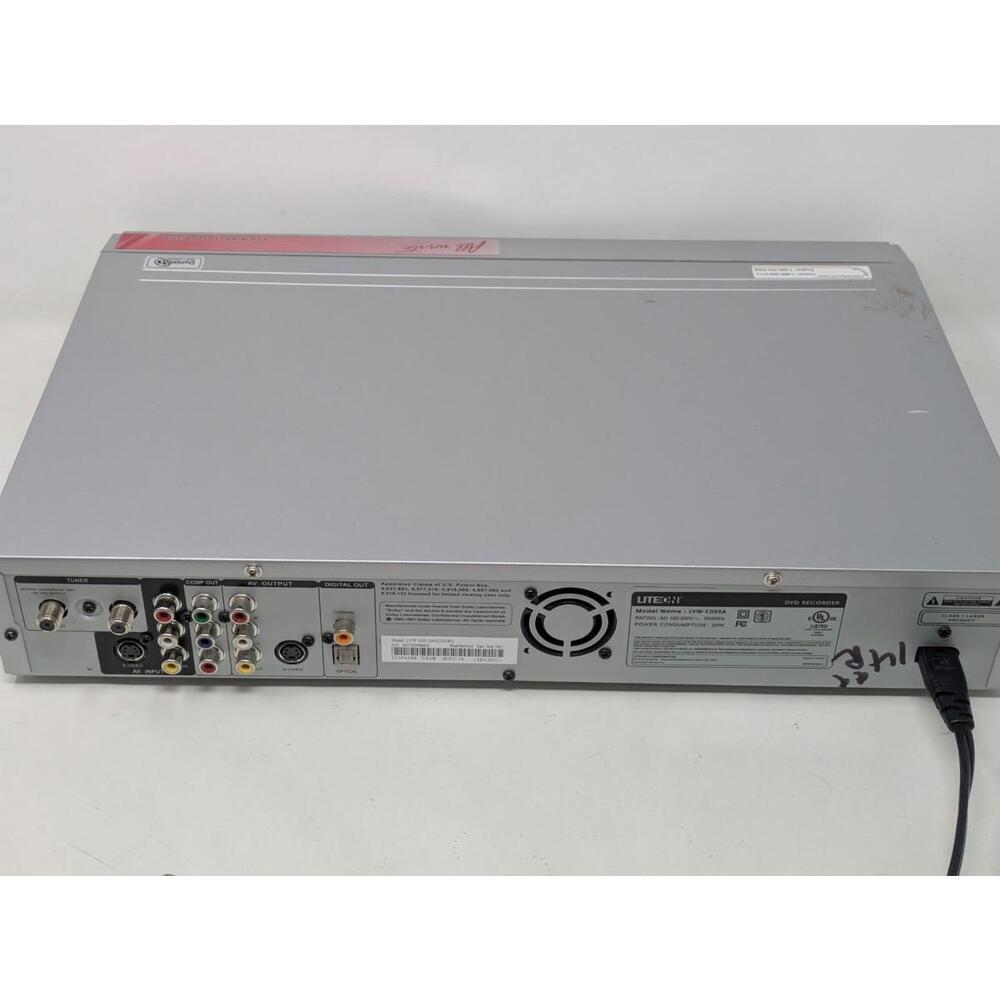 LiteOn LVW-5005X AllWrite DVD CD Recorder Player w/ Remote & Cables - Picture 6 of 6